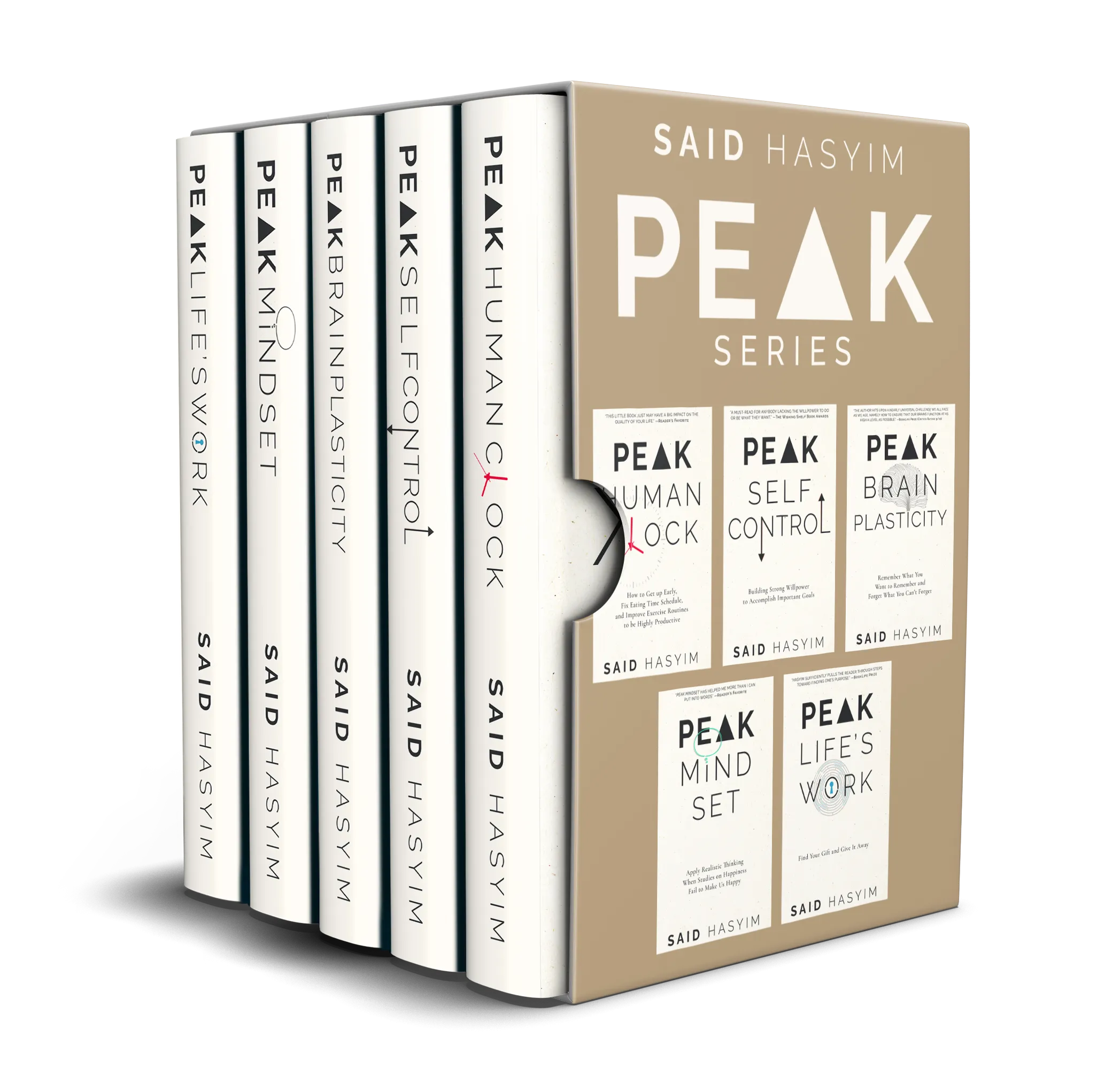 Boxset of Peak Productivity book